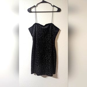 Black Leopard Dress